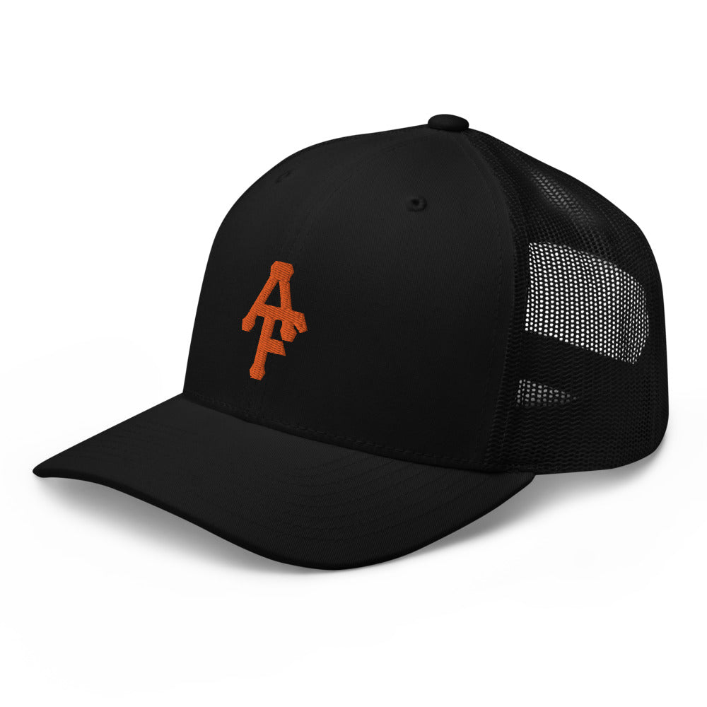Black Retro Trucker Cap