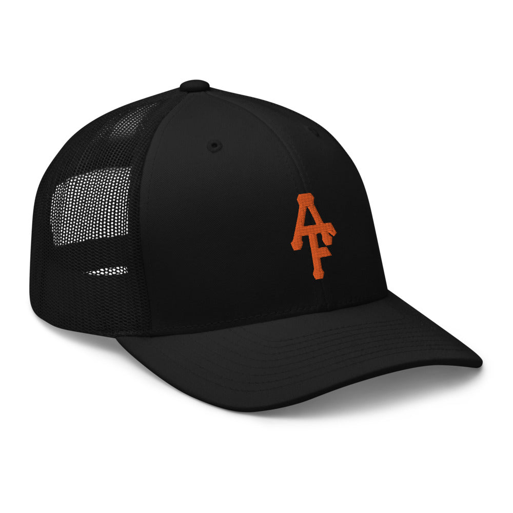 Black Retro Trucker Cap