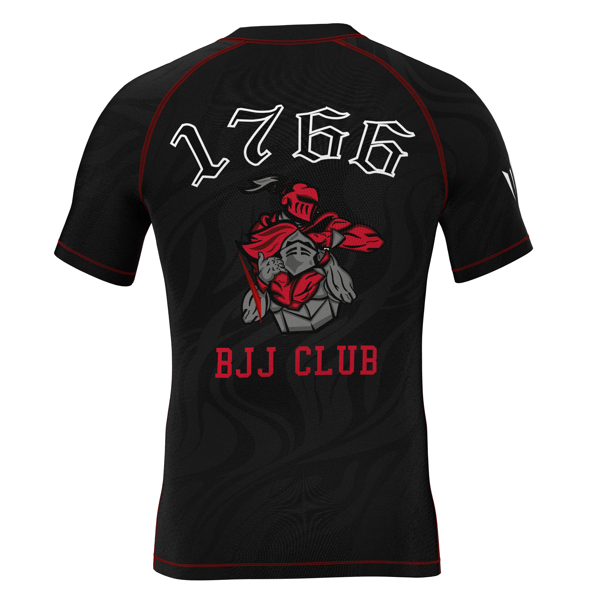 RUBJJ Rashguard - Black/Red