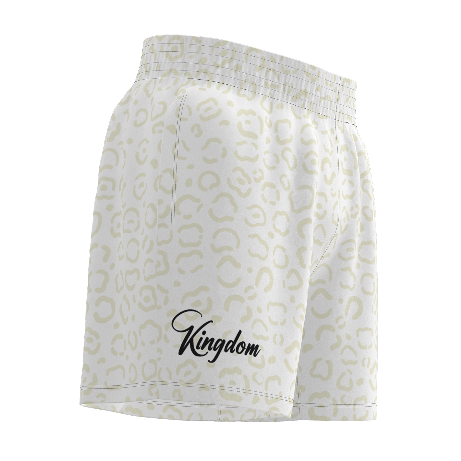 Kingdom Mesh Shorts - White Leopard