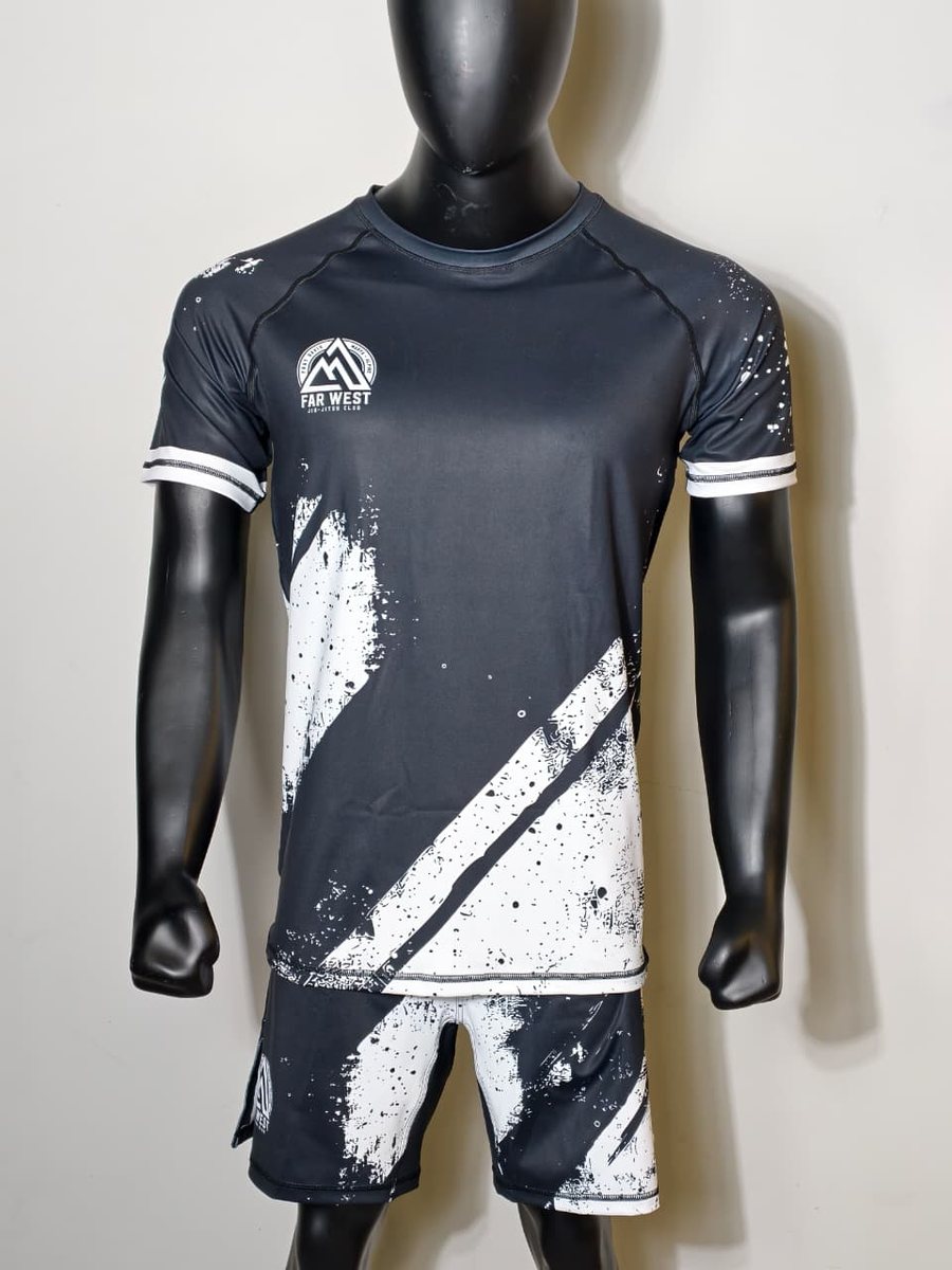 Custom fight kit designed for Far West Jiu Jitsu Club.
