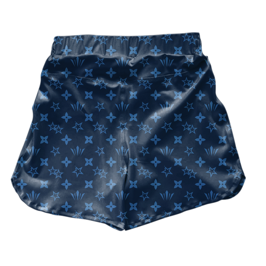 Women's Blue LV BJJ Shorts
