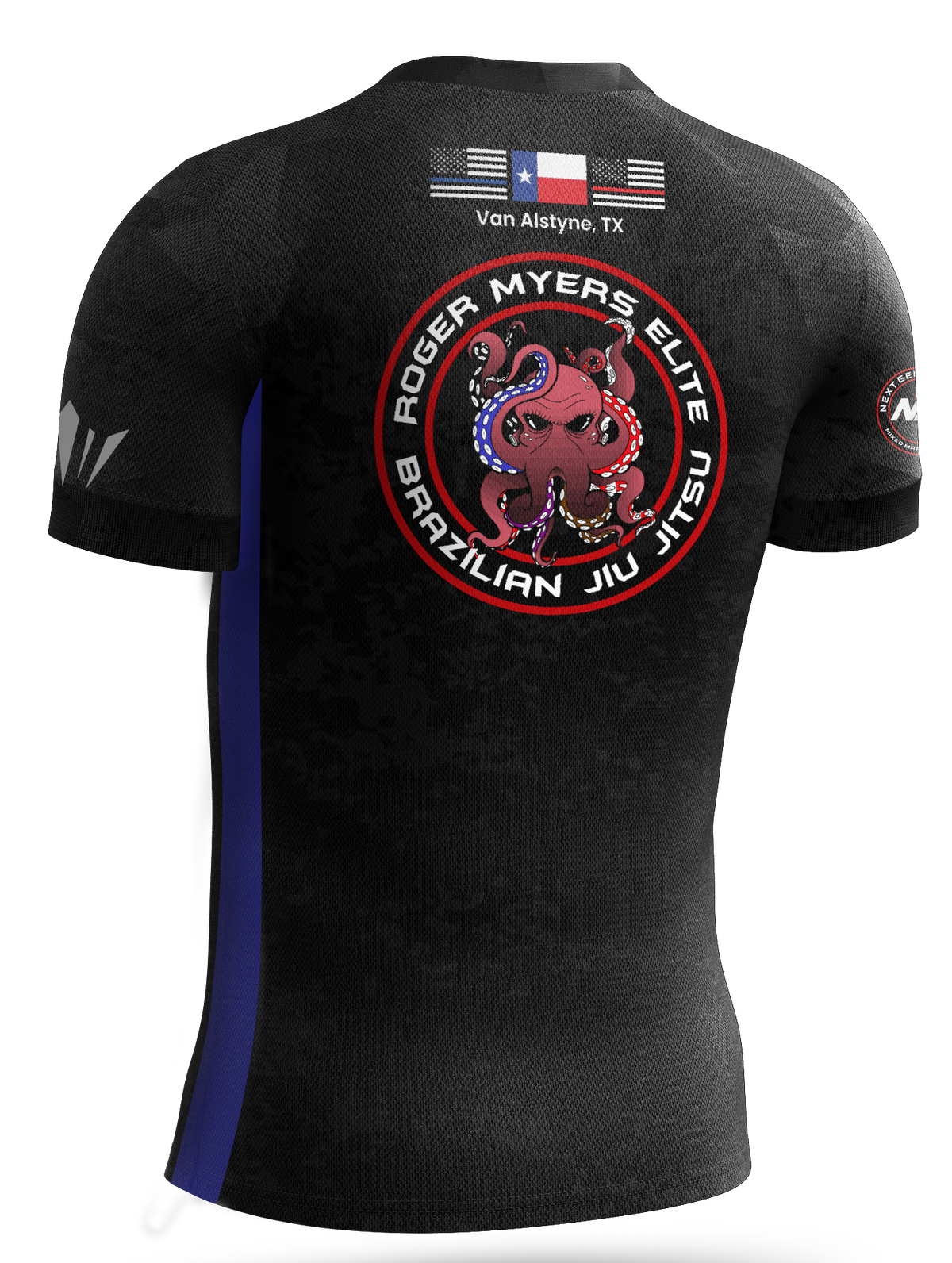 RM Elite Dark Ranked Rashguard - Blue