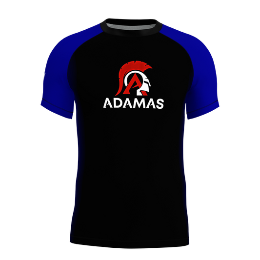 Adamas Jiu Jitsu Academy SS Rashguard - Blue