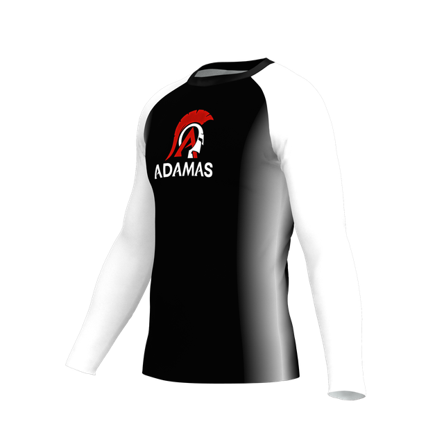 Adamas Jiu Jitsu Academy LS Rashguard - White