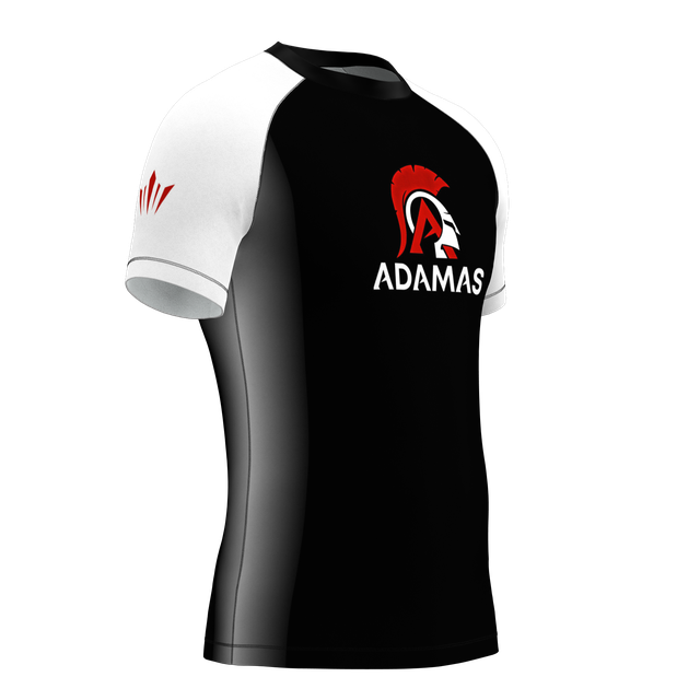 Adamas Jiu Jitsu Academy SS Rashguard - White