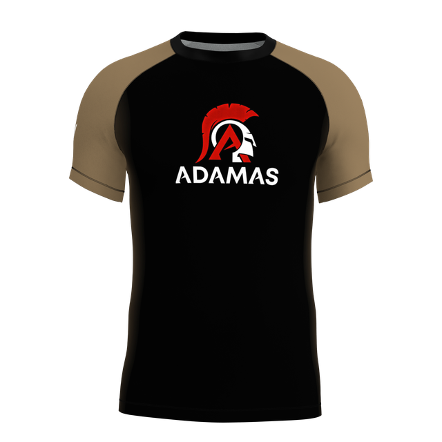 Adamas Jiu Jitsu Academy SS Rashguard - Brown