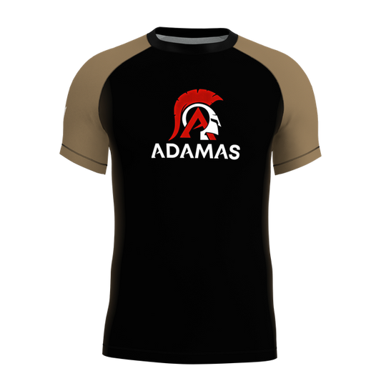 Adamas Jiu Jitsu Academy SS Rashguard - Brown
