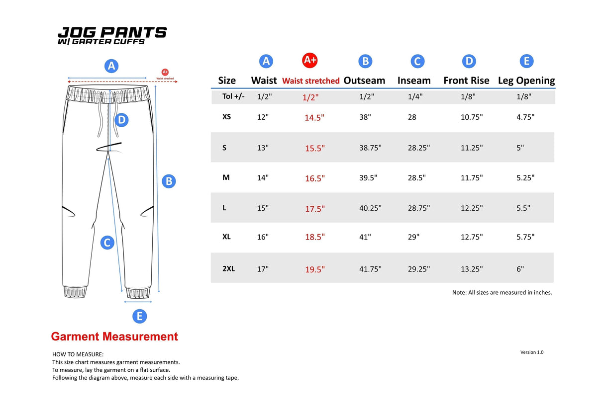 AMP Joggers - White Multi Camo
