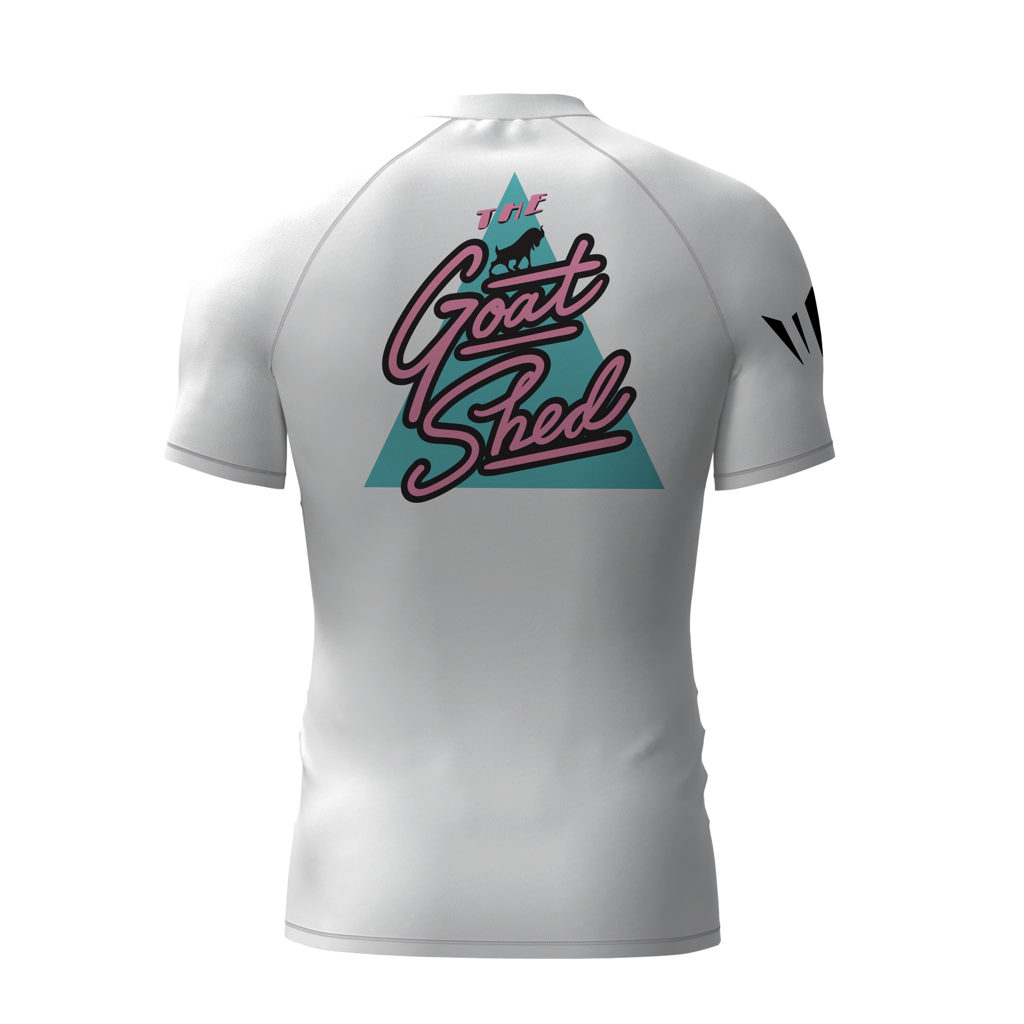 Goat Shed Rashguard - White