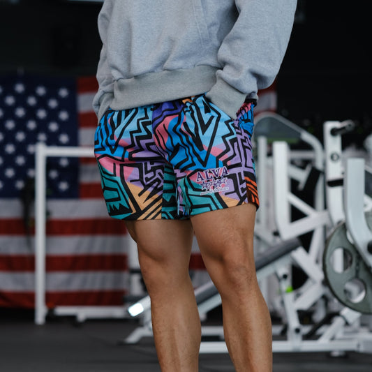 Mesh Shorts - Abstract