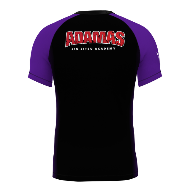 Adamas Jiu Jitsu Academy SS Rashguard - Purple