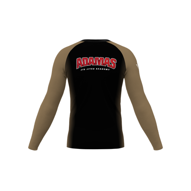 Adamas Jiu Jitsu Academy LS Rashguard - Brown