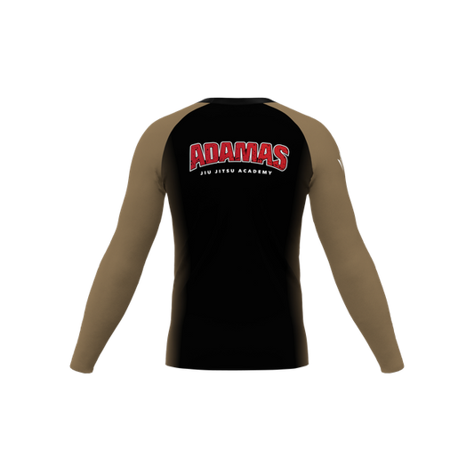 Adamas Jiu Jitsu Academy LS Rashguard - Brown