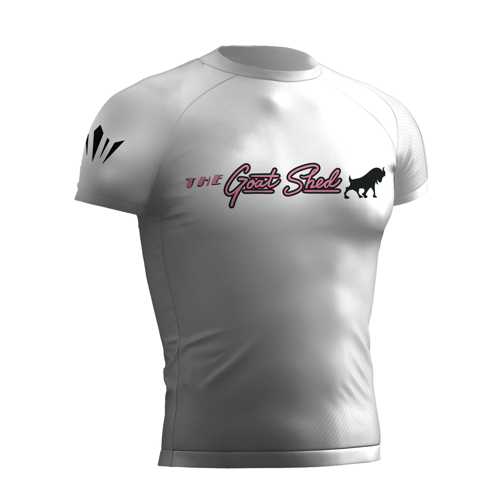 Goat Shed Rashguard - White