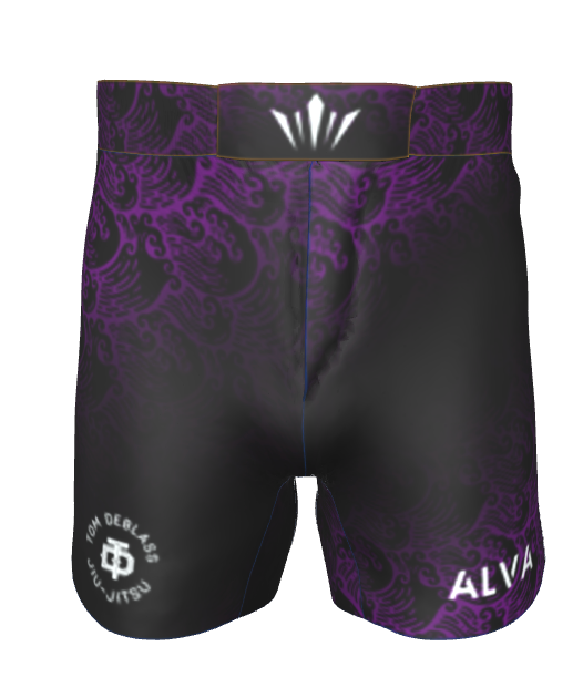 Flow BJJ Ranked Shorts - Purple