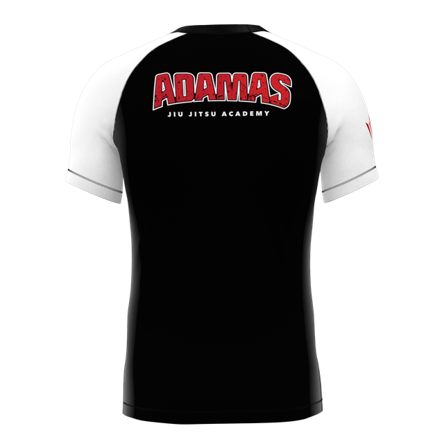 Adamas Jiu Jitsu Academy SS Rashguard - White