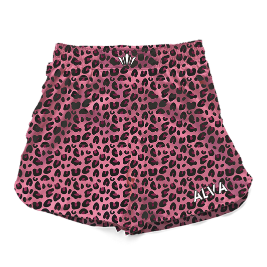 Women's Pink Cheetah BJJ Shorts