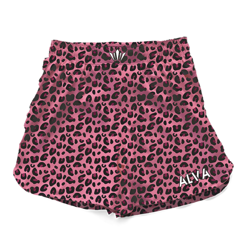 Women's Pink Cheetah BJJ Shorts