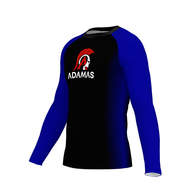 Adamas Jiu Jitsu Academy LS Rashguard - Blue