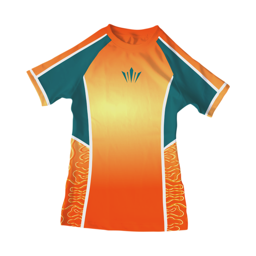 Women's Fire Type Rashguard