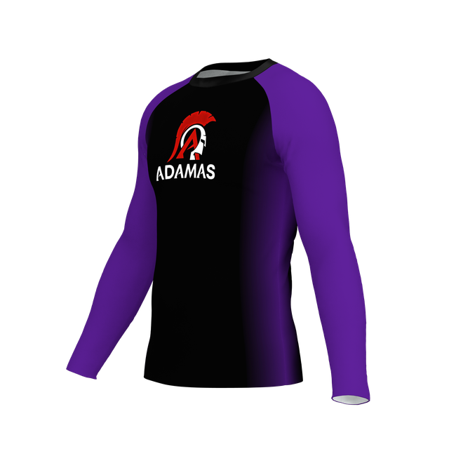 Adamas Jiu Jitsu Academy LS Rashguard - Purple