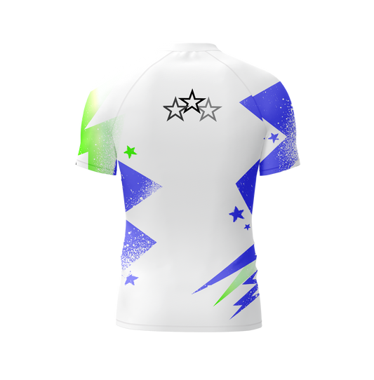 90's Superstar Rashguard - White