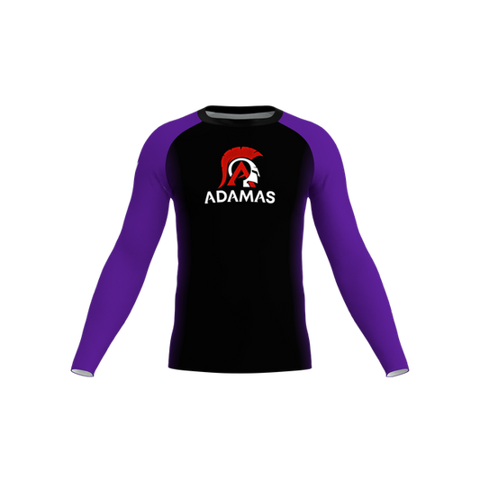 Adamas Jiu Jitsu Academy LS Rashguard - Purple
