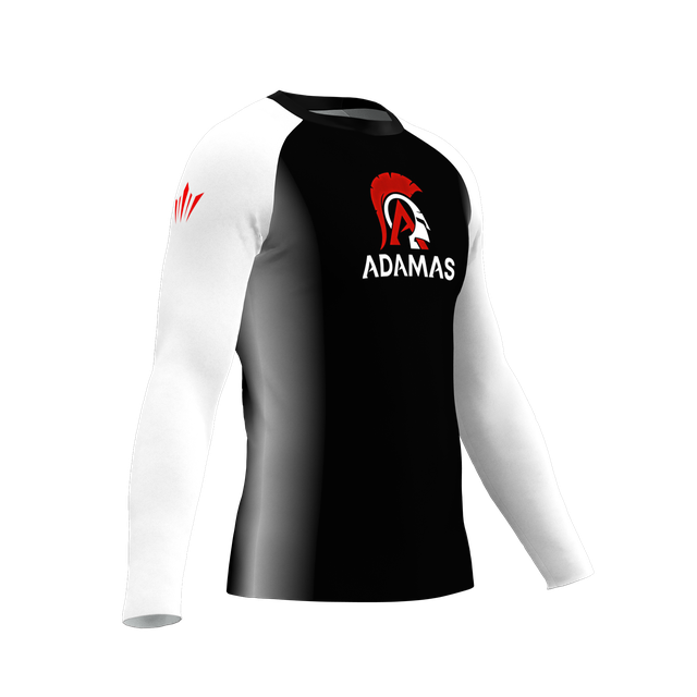 Adamas Jiu Jitsu Academy LS Rashguard - White