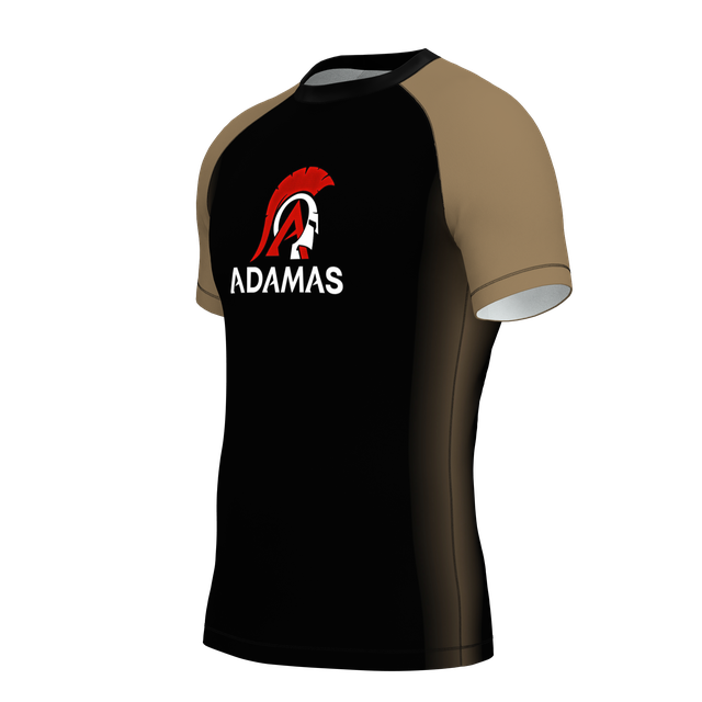 Adamas Jiu Jitsu Academy SS Rashguard - Brown