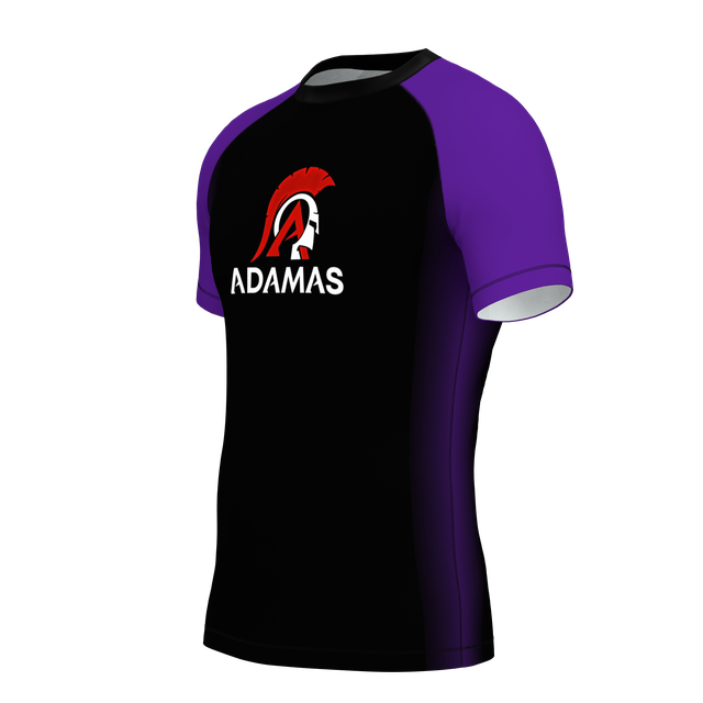 Adamas Jiu Jitsu Academy SS Rashguard - Purple