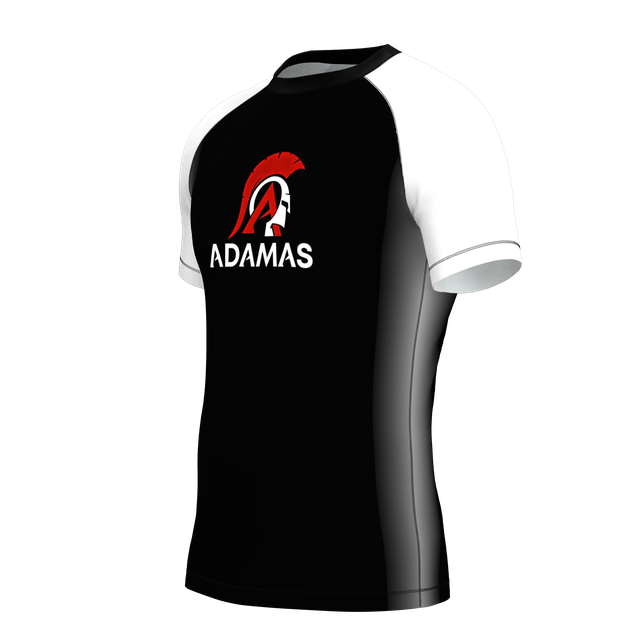 Adamas Jiu Jitsu Academy SS Rashguard - White