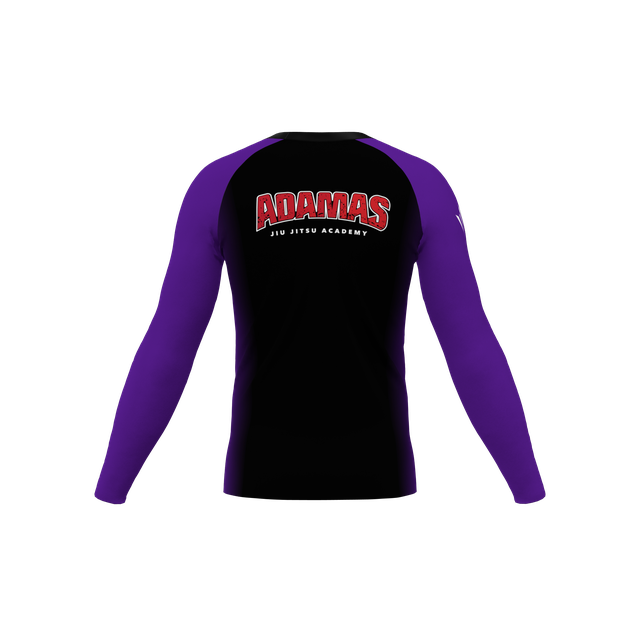 Adamas Jiu Jitsu Academy LS Rashguard - Purple