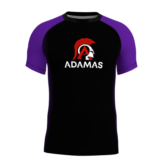 Adamas Jiu Jitsu Academy SS Rashguard - Purple
