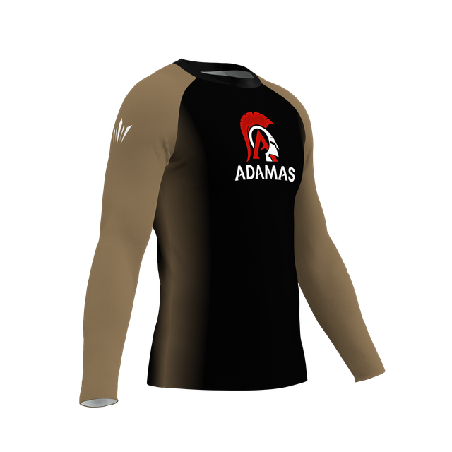 Adamas Jiu Jitsu Academy LS Rashguard - Brown