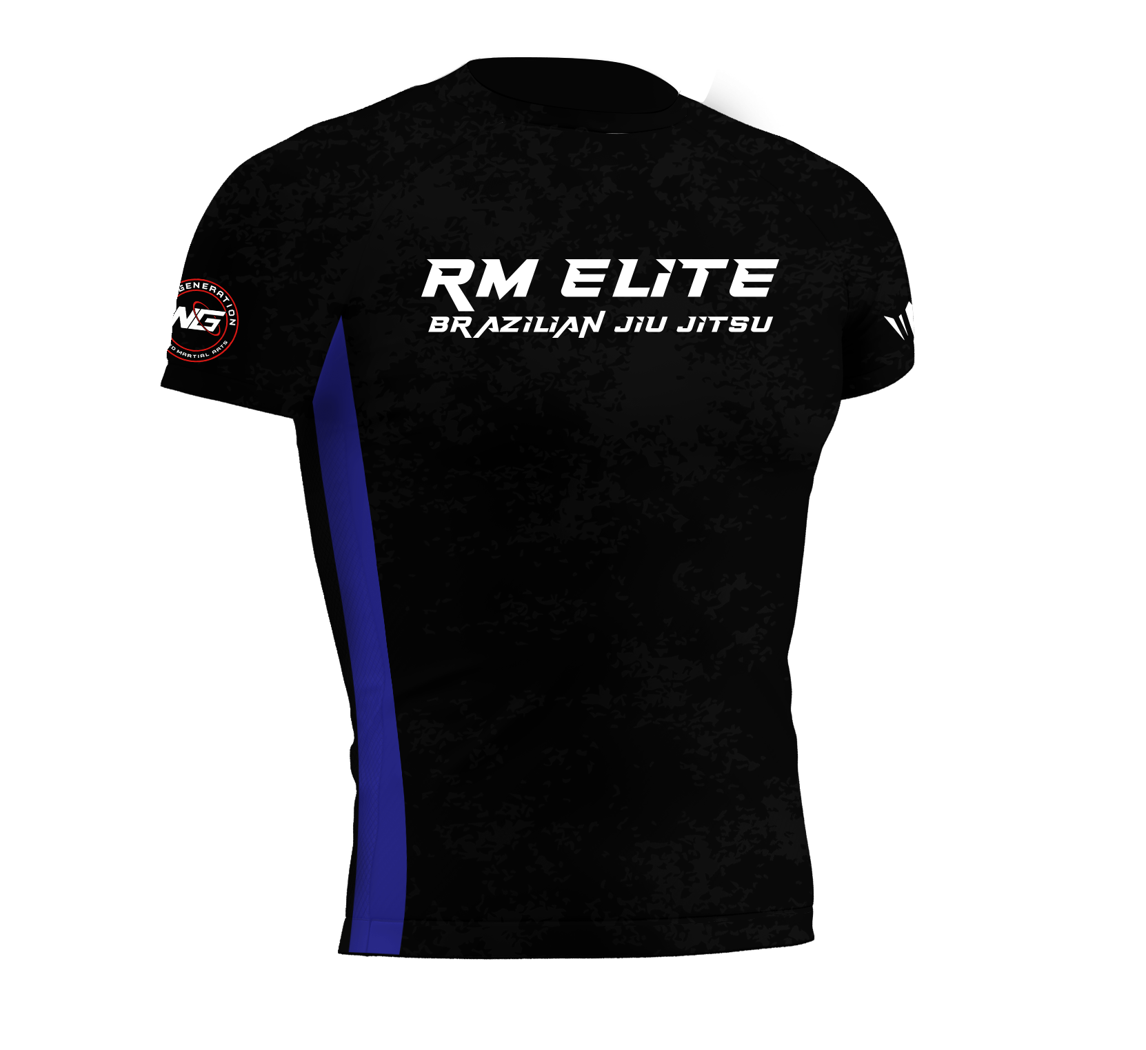 RM Elite Dark Ranked Rashguard - Blue