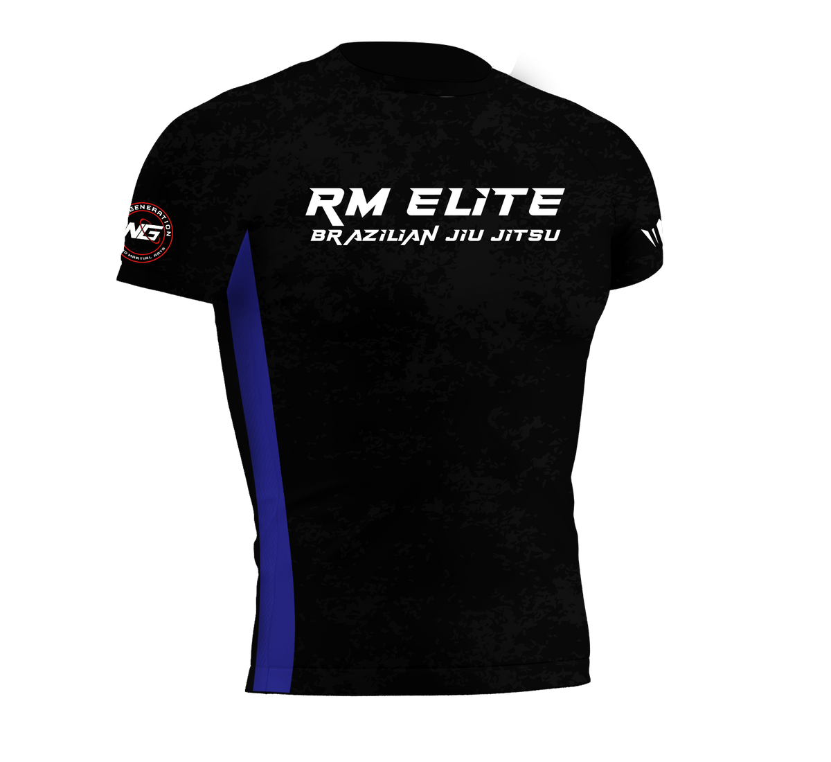 RM Elite Dark Ranked Rashguard - Blue