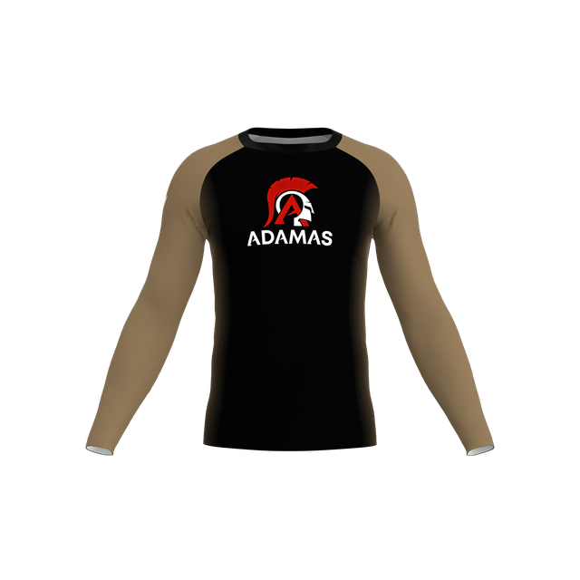 Adamas Jiu Jitsu Academy LS Rashguard - Brown