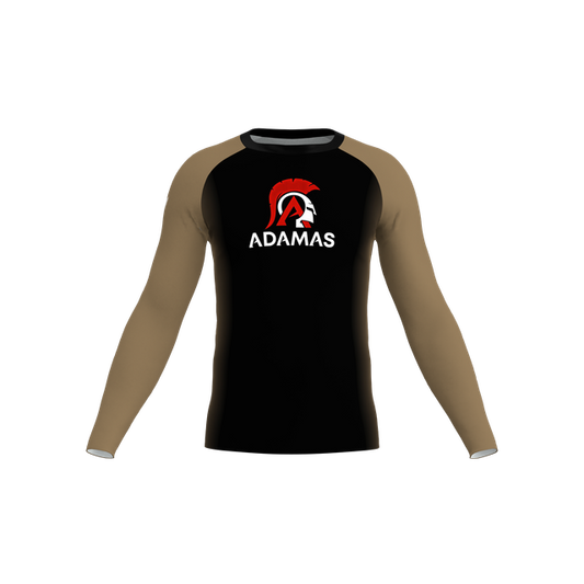 Adamas Jiu Jitsu Academy LS Rashguard - Brown