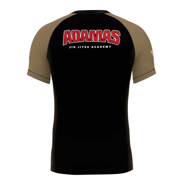 Adamas Jiu Jitsu Academy SS Rashguard - Brown