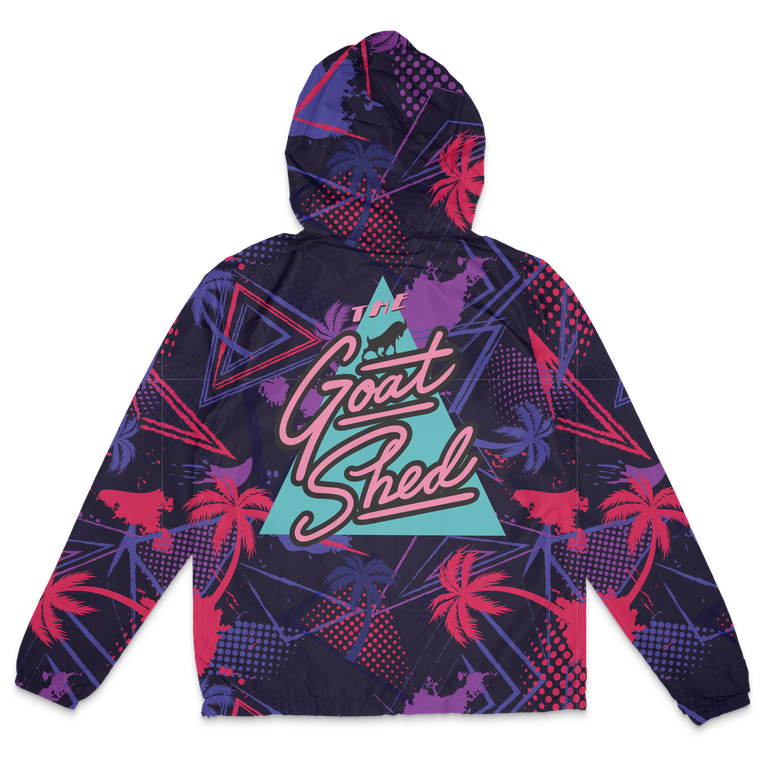 Goat Shed Windbreaker Zip Up - Tropical