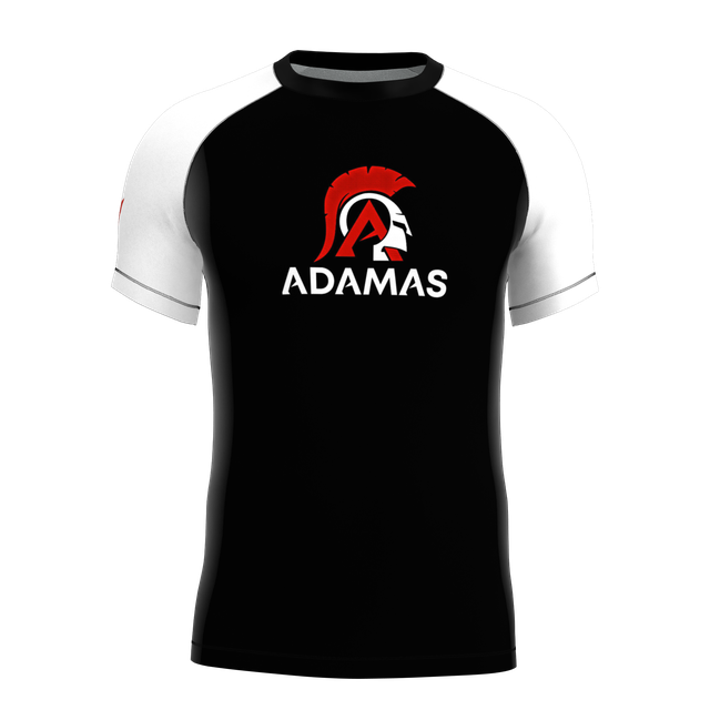 Adamas Jiu Jitsu Academy SS Rashguard - White