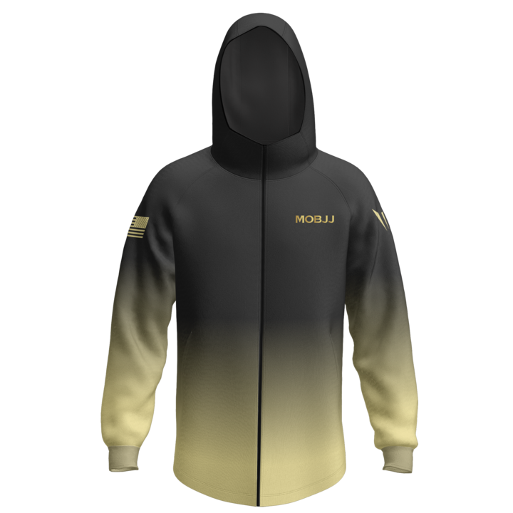 Mooresville Scuba Hoodie - Black/Gold Gradient