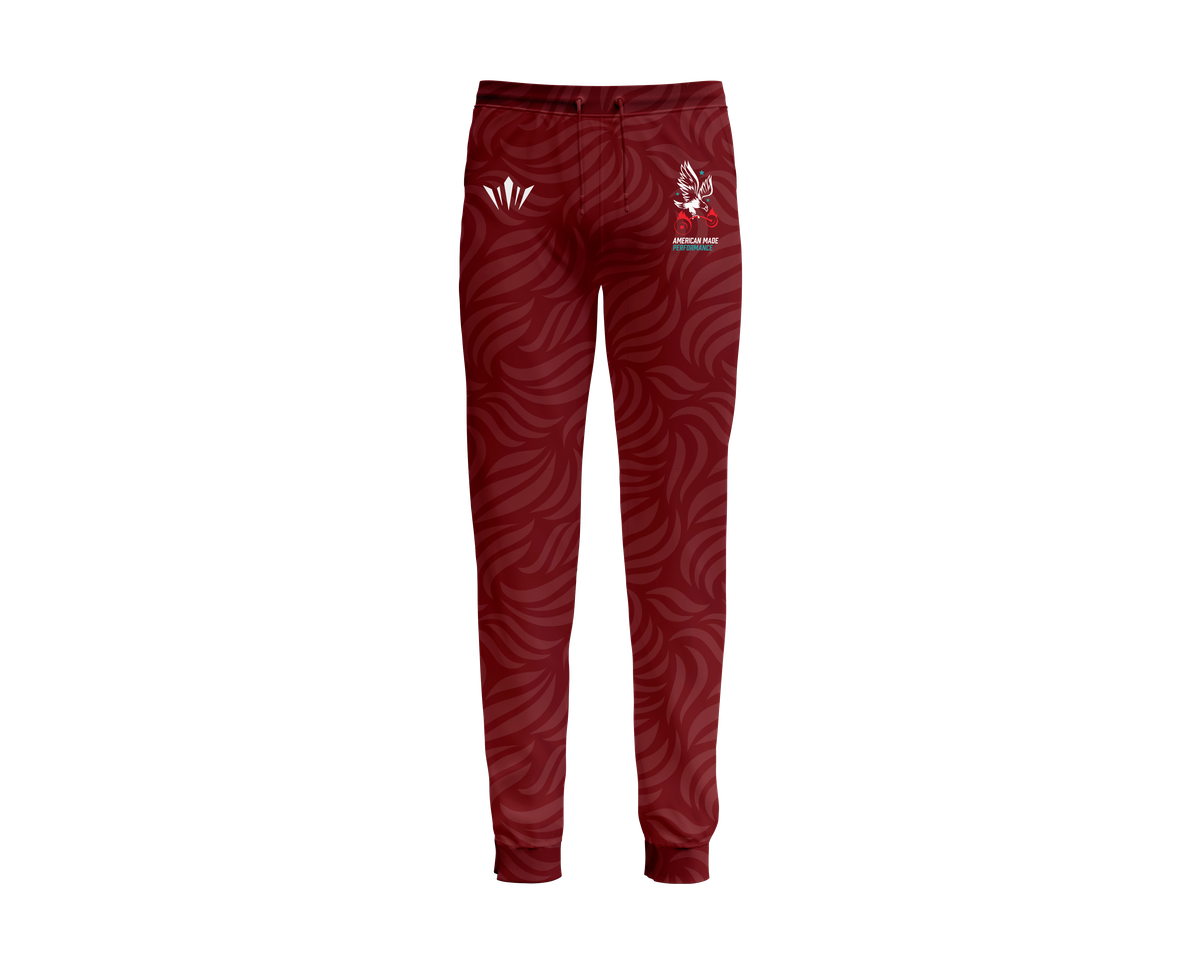 AMP Joggers - Burnt Red