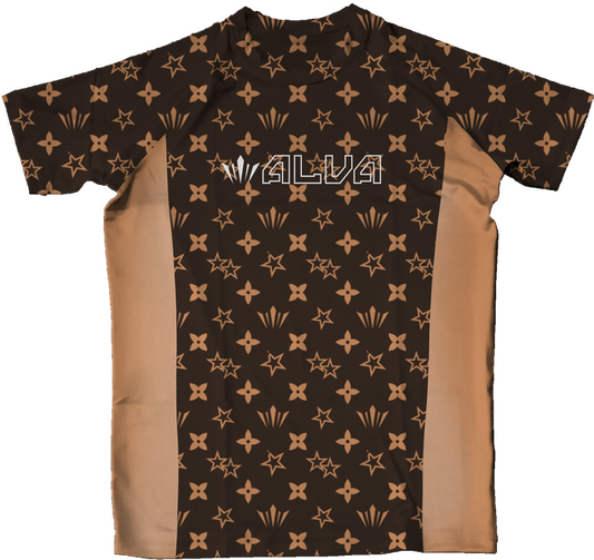 Brown LV Rashguard