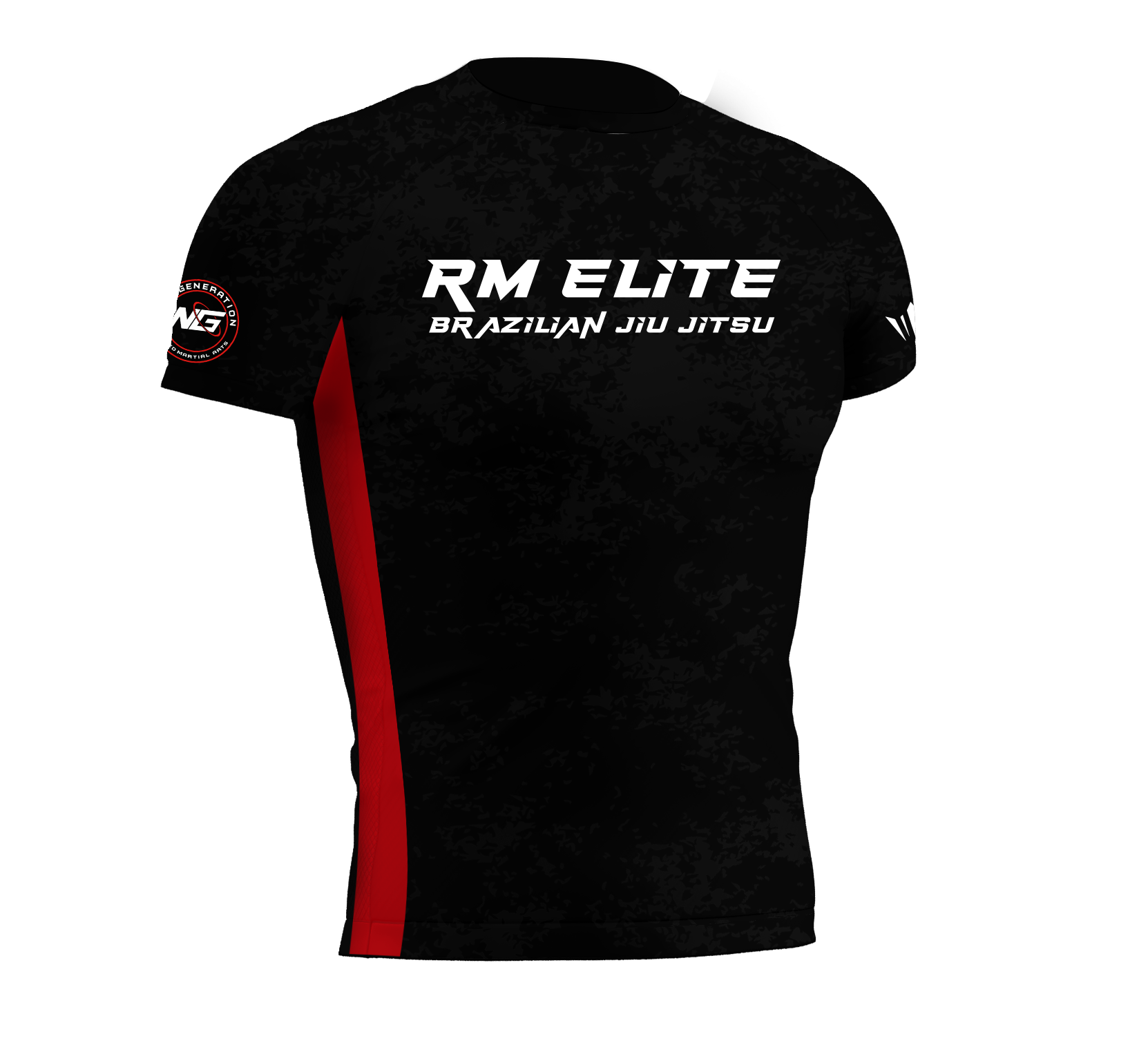 RM Elite Dark Ranked Rashguard - Black