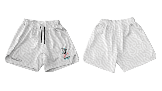 AMP Core Shorts - White Multi Camo