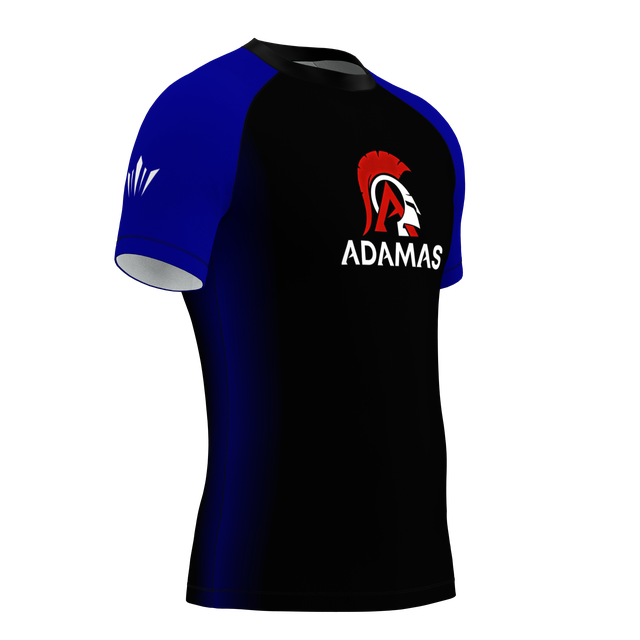 Adamas Jiu Jitsu Academy SS Rashguard - Blue