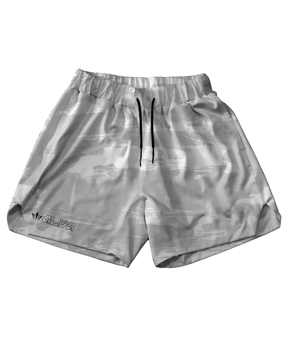 White Camo Core Shorts