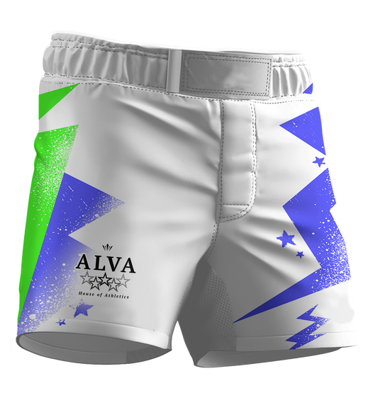 90's Superstar BJJ Shorts - White